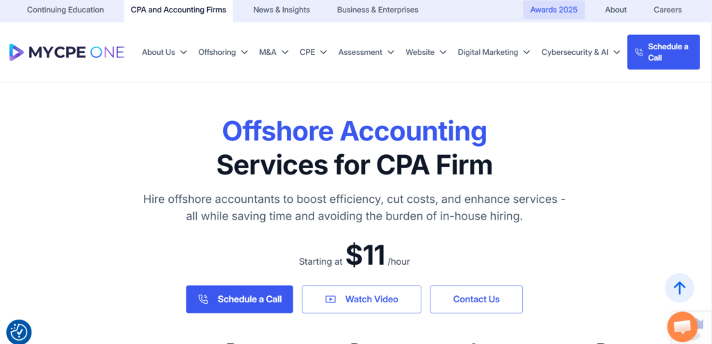 Offshore Accounting Services for USA | MYCPE ONE